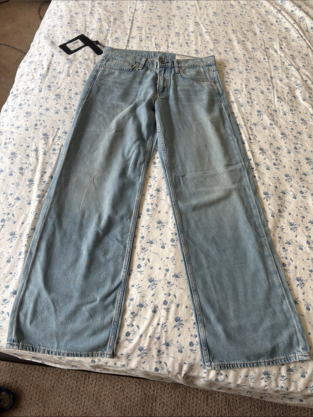 rag & bone Light Wash Men’s Bootcut Jeans